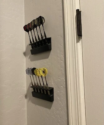 W3D Dart Set Holder Rack Stand Wall Mount Soft Tip Steel Tip - Color options