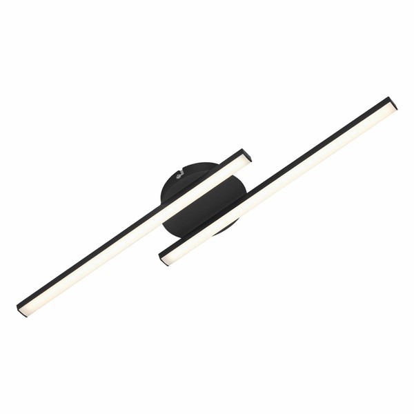 Briloner Led Deckenleuchte, Schwarz 2Xled/6W Deckenlampe Wandleuchte-image
