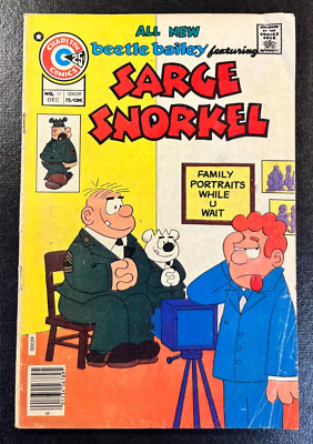 Sarge Snorkel 11 Charlton Comics 1976 Beetle Bailey V 1 TV Cartoon