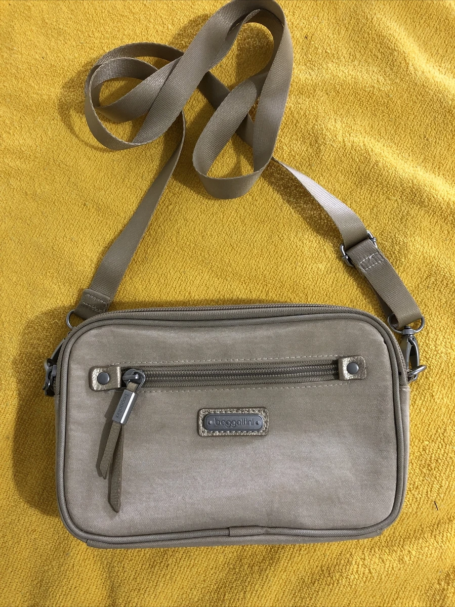Tan nylon online crossbody bag