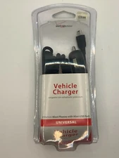 Verizon Wireless (MINIUSBVPC) Mini USB Vehicle Charger with Coiled Cable