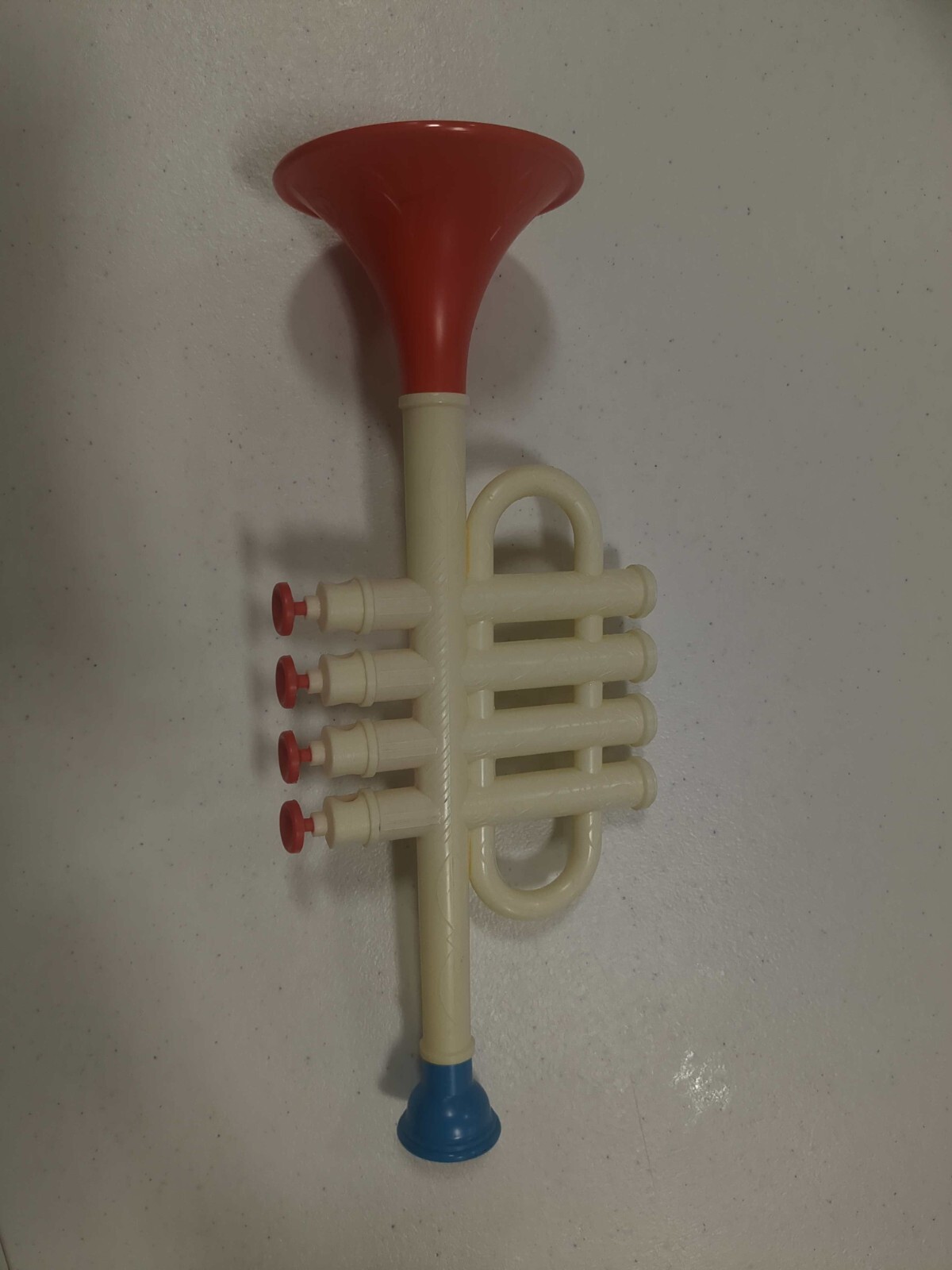 Vintage Proll Toys Inc. Toy Trumpet Works! Musical Instrument Horn W/ 4