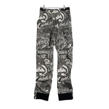 Zipway Tear-Away Jogger Pants Men's M Black White Officially Licensed NBA League