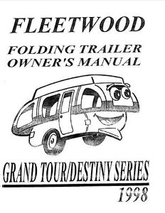 Fleetwood Tent Trailer Owners Manual 2001 Coleman