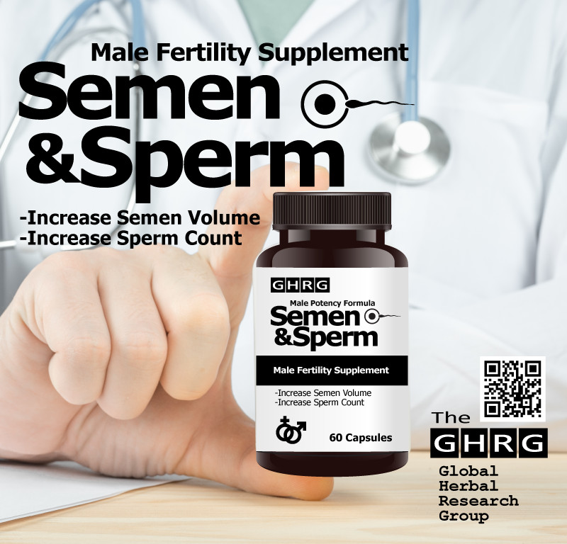 Semen & Sperm, Male Fertility Supplement, Increase Semen Volume, Sperm Count