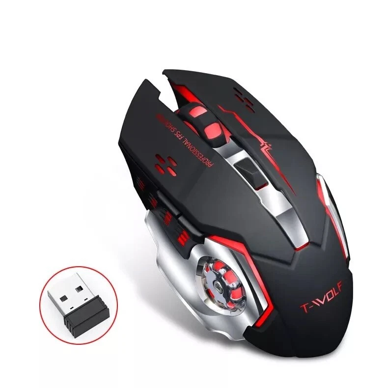 T Wolf Q13 Wireless Gaming Mouse - Image 2 of 4