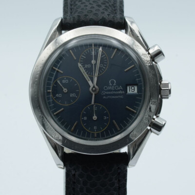 Omega Speedmaster Date Herren 1750.043 Automatic 39Mm Schön Stahl Blau