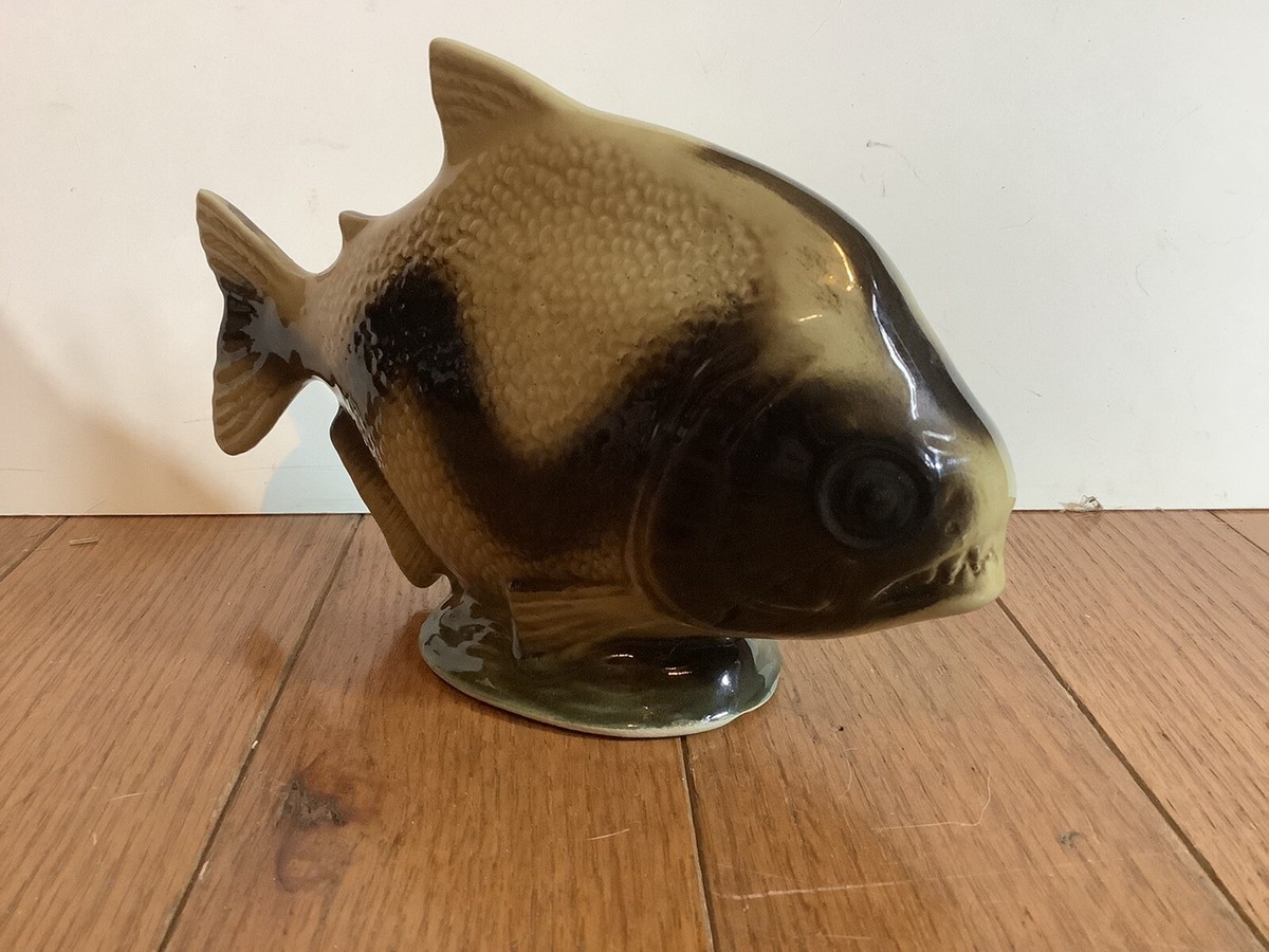 Piranha Ceramic Fish Figurine Brazil #4081 8 1/2 By 5 1/4” | eBay