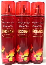 Bath Body Works HONEYCRISP APPLE BUTTERED RUM Orchard Fragrance Mist NEW x 3