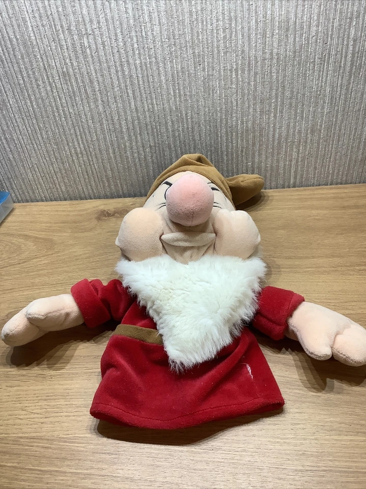 Disney Grumpy Plush Hand Puppet Soft Toy Snow White 7 Dwarfs 12 Inch Rare - Image 4 of 4