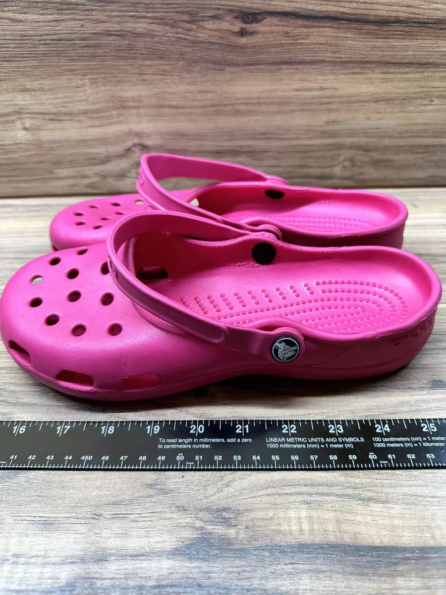 Crocs Boulder Colorado Bright Pink Clog Size 10 eBay