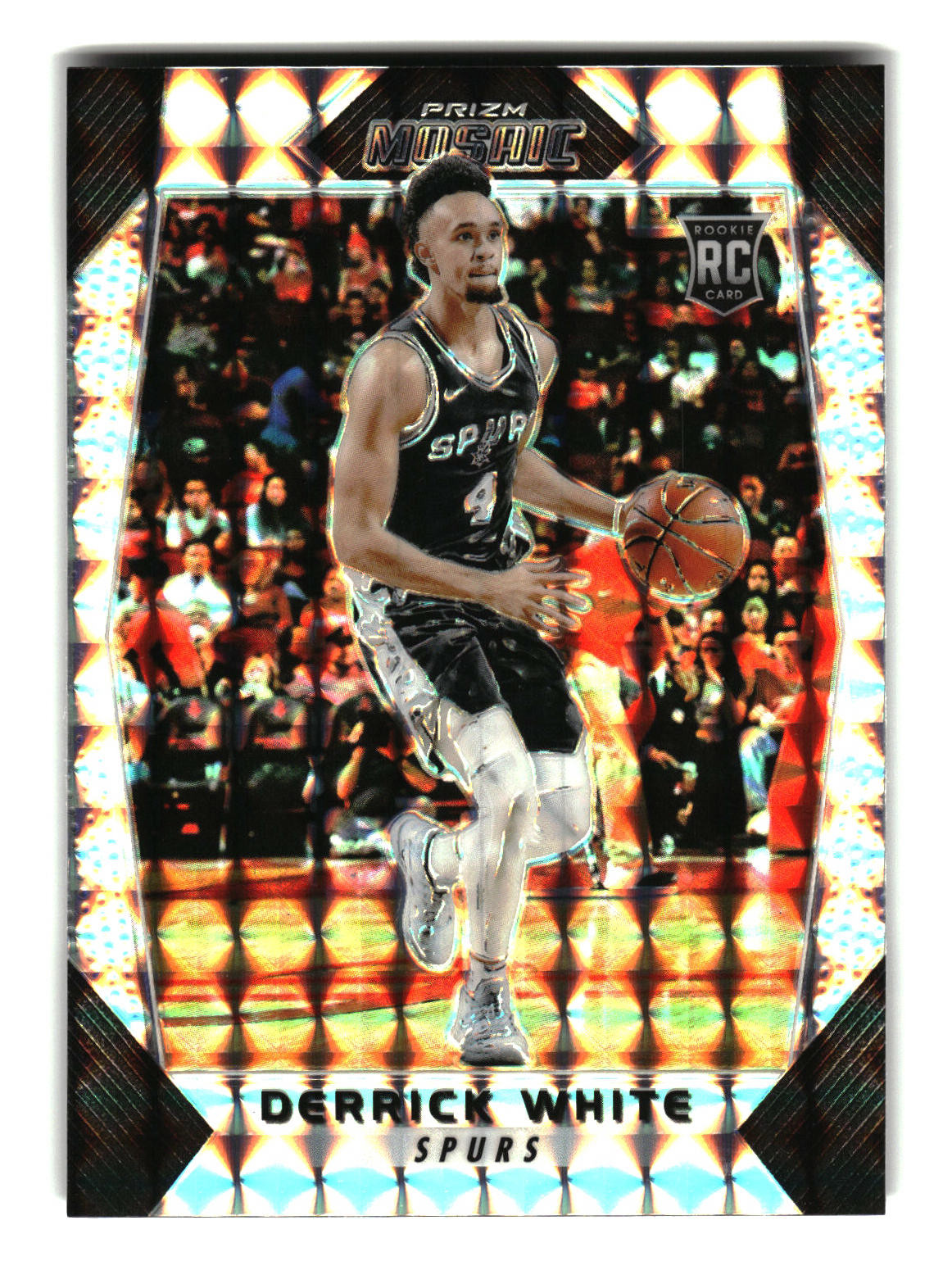 Derrick White 2017-18 Panini Mosaic Prizm #55 San Antonio Spurs