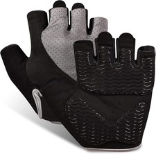 Sunnex Fingerless Gym Gloves for Weightlifting Fitness Training