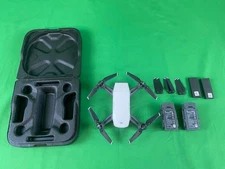 DJI Spark Camera Drone Alpine White MM1A - Untested- Read Description