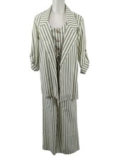 NEW COLLECTION Tre parti Donna Abito da uomo cachi-bianco stile casual