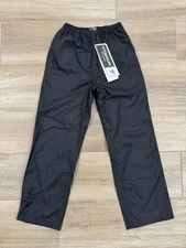 New Columbia Kids Rain Pants MEDIUM Youth Waterproof Nylon Lined Lightweight NWT