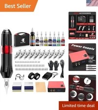 Gift-Ready Solong Tattoo Kit - Complete Set for Beginners with Easy Instructions