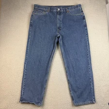 Men's Levi's 550 Relaxed Fit Jeans Size 44x30 Tapered Leg Medium Wash Denim Blue