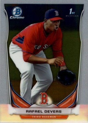 A0948- 2014 Bowman Chrome Draft Top Prospects #CTP37 Rafael Devers - NM-MT