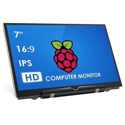 HMTECH 7 Inch Raspberry Pi Screen 800x480 HDMI Portable Monitor IPS LCD Scree...