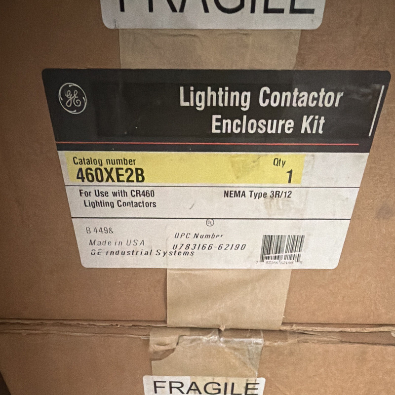 GE 460XE2B Lighting Contactor Enclosure Kit for CR460 Series