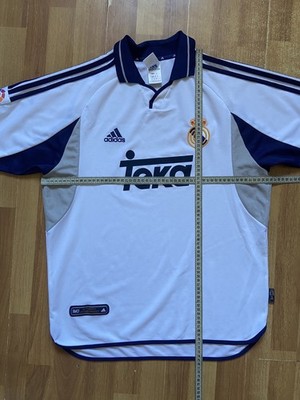 REAL MADRID 2000 2001 HOME FOOTBALL SOCCER JERSEY ADIDAS 685331 sz