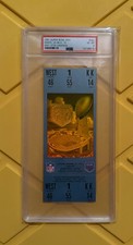 1991 SUPER BOWL 25 XXV Full Ticket PSA 6 EX-MINT, Giants Bills, RARE!!!