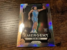#159 2024-25 Panini Prizm - Emergent Dillon Jones #11 Silver Prizm (RC)
