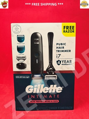 #ad ***BRAND NEW*** Gillette Intimate i7 Men’s Premium BODY amp; PUBLIC HAIR Trimmer $39.99