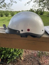 HCI Model 100 Style 1/2H Small Silver Helmet