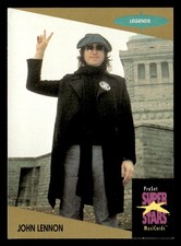 1991 Pro Set SuperStars MusiCards #15b John Lennon Set Break