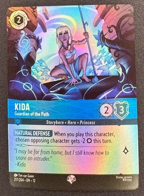 Lorcana Kida Guardian of the Path Epic 217/204 NM Wilds of the Unknown