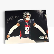 Kyle Pitts Signed 8x10 Photo Atlanta Falcons #8 Autographed Beckett BAS