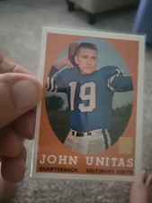 Johnny Unitas Baltimore Colts/Louisville 2000 Topps Reprints #R2 1958 