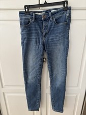 Pilcro And The Letterpress Jeans By Anthropologie Womens Blue Denim Size No. 28