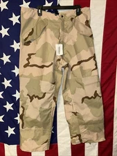 USGI ECWCS Extended Cold Weather Trousers Pants Desert Camo Sz Medium Short NWT!