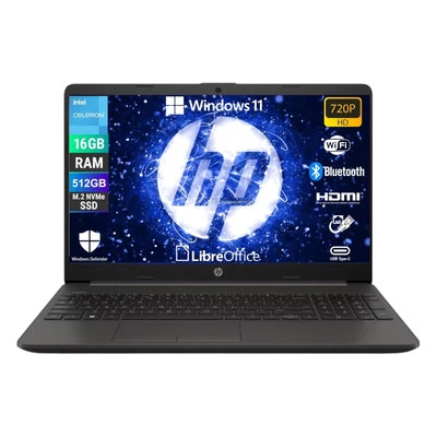 Notebook Pc Portatile HP 250 G9 Intel N4500 15,6", Ram 16Gb SSD 512Gb Win 11 Pro