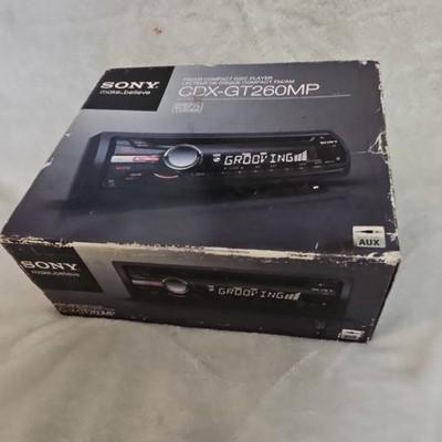 Sony CDX-GT260MP 1 DIN CD Player FM/AM Radio Digital Clarity Tuner AUX Input