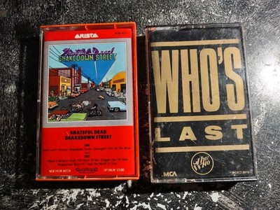 Grateful Dead Shakedown Street 1978 Audio Cassette & The Who -Who's Last