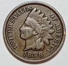 Indian Head Penny Lot of "1" VERY NICE 1898 GOOD OR BETTER°$ FREE SHIPPING $#C40