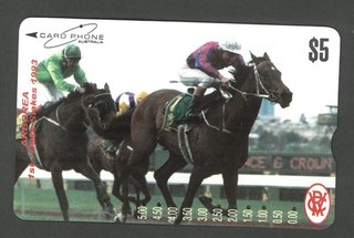 Card Phone Phonecard $5 VRC Horse Racing Arborea