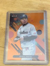 Shingo Takatsu NPB 2025 Topps Finest Orange /25 Us Seller