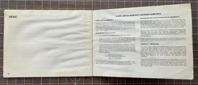 Ice Hockey Instruction Manual for NES Nintendo OEM NES-HY-USA Booklet