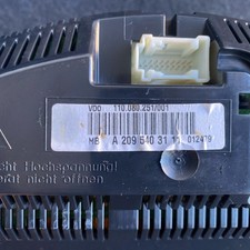 2/ Mercedes W209 CLK Tachometer Tacho Kombiinstrument A2095403111