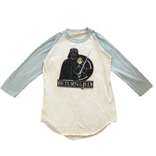 1983 Star Wars Return of the Jedi Luke  Darth Vader T Shirt L 14-16