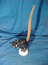 1930s GOEBEL Germany Porcelain HALLOWEEN BLACK CAT Figural LETTER OPENER
