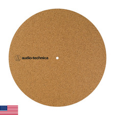 Audio-Technica at-SMC1 Cork Turntable and Record Player Slipmat for Reduced Reso