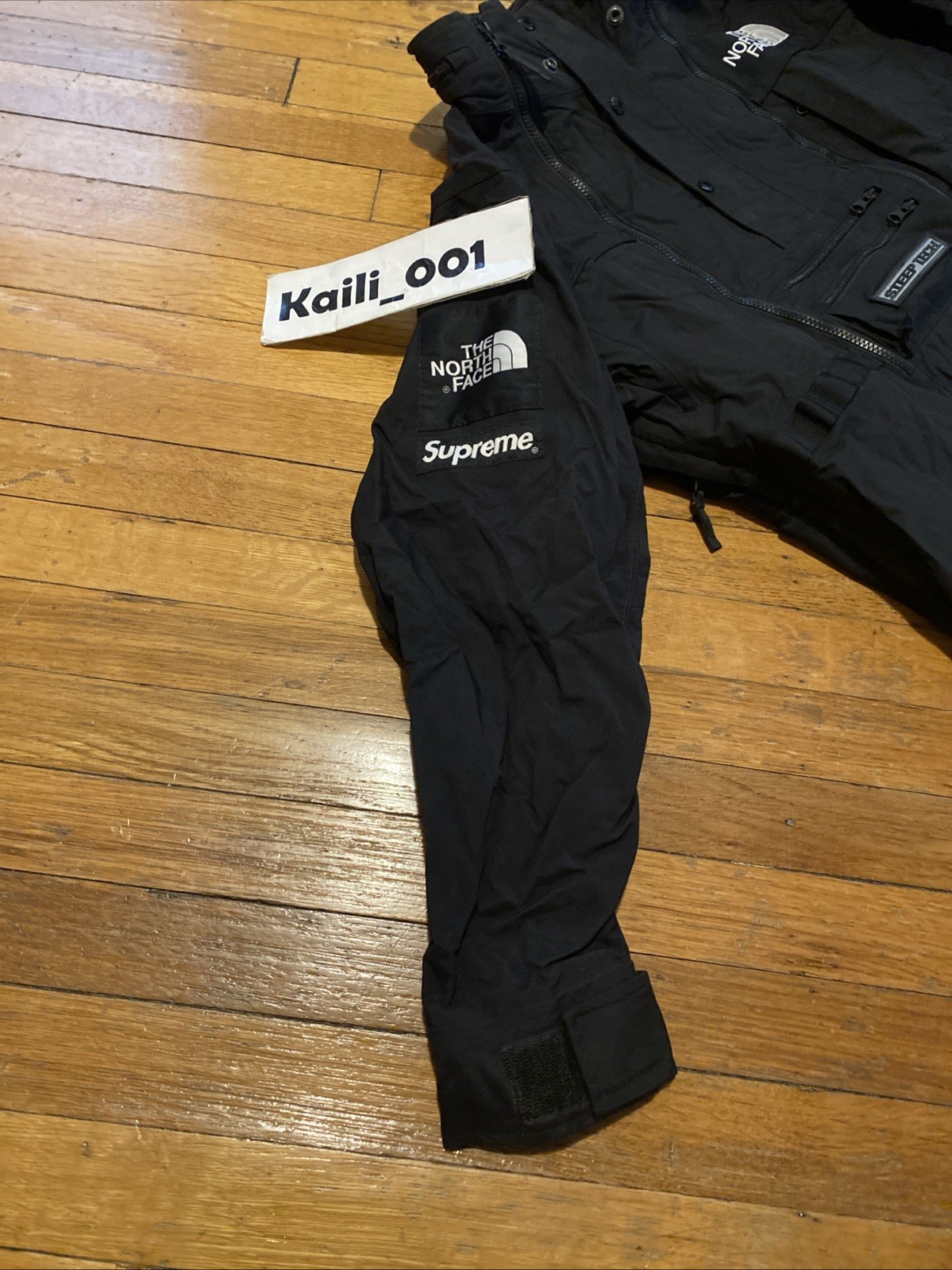 Used Supreme The North Face Steep Tech Jacket Size Large SS16 Hooded Black C image 6