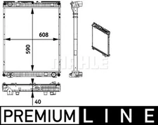 Mahle Premium Line HGV Radiator OEM Quality [CR771000P] US