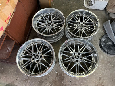 JDM 19'' WEDS Kranze Mesh Borphes Rad für Fairlady 350z Fugu Widebody VIP Deep